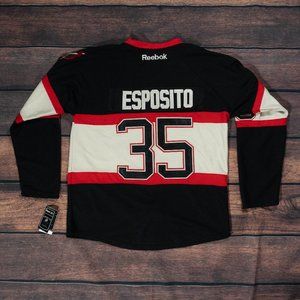 Reebok CCM Chicago Blackhawks Tony Esposito Winter Classic NHL Jersey Size 52